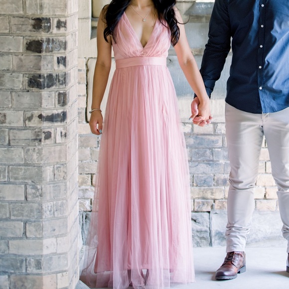 Windsor dusty pink dress in small - Picture 5 of 6